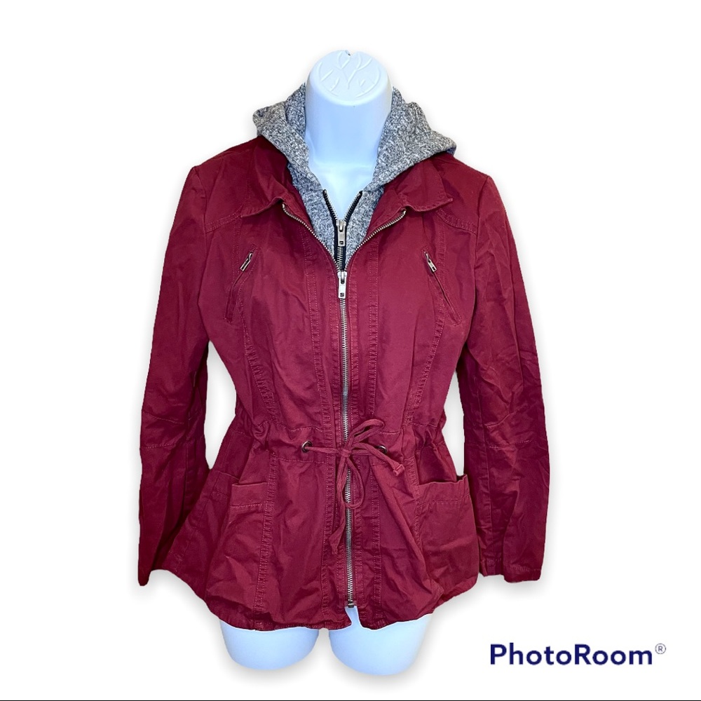Red Hooded Jacket